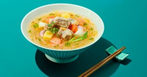 Satisfy Your Cravings with a Healthy Instant Ramen (chicken rice noodles)