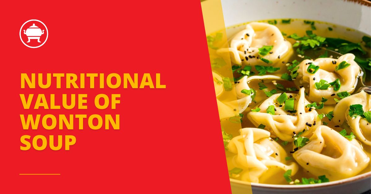 nutritional value wonton soup