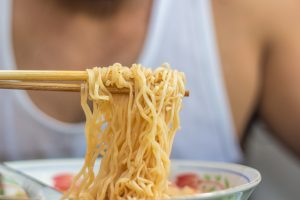 Ramen in Edinburgh: Where to Enjoy Authentic Flavours and Easy Comfort Close-up of savory ramen noodles and broth illustrating traditional Asian flavour and texture.